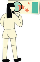 Marketing Business people working