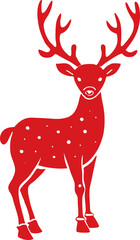 Christmas flat illustration decoration, Christmas icon