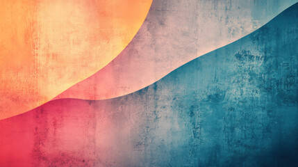 Subtle Pastel Abstract Layers in Soft Colors