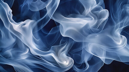 Obraz premium Soft Smoke in Midnight Hues