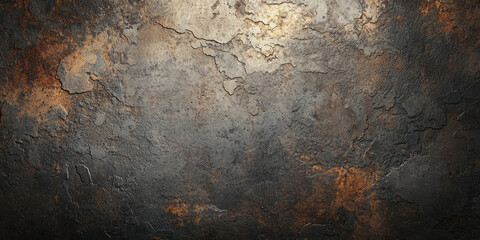 Detailed texture of weathered concrete wall in warm lighting