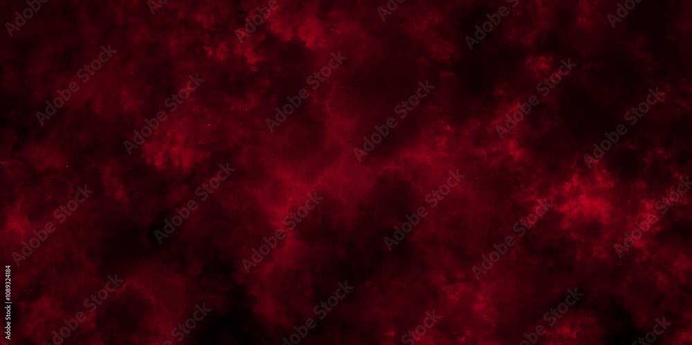 Poster abstract fire flame grunge texture background. bright red space nebula. dense smoke in red neon ligh