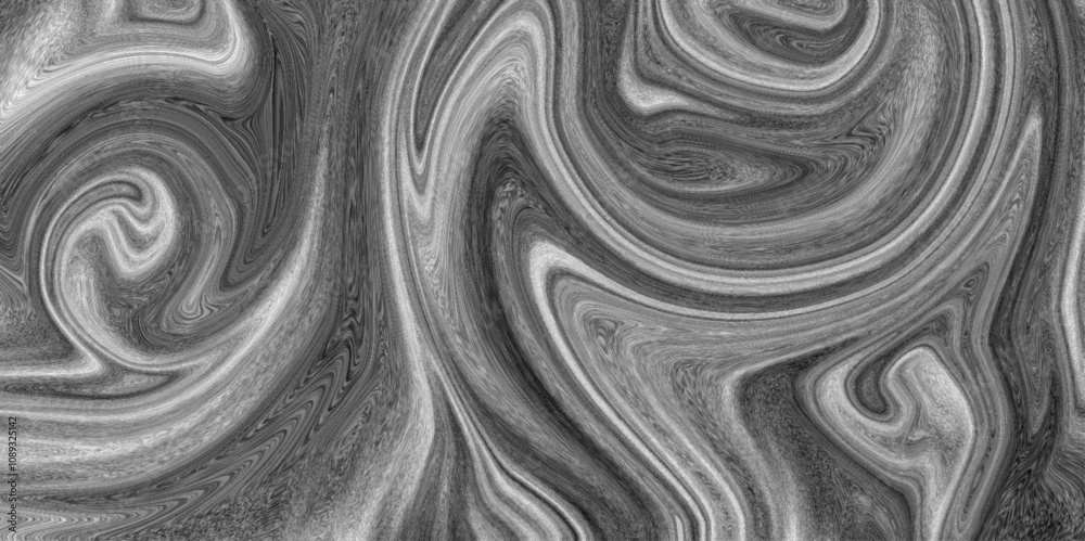 Poster abstract gray black and white marble ink pattern background. grey and white abstract of a swirling e
