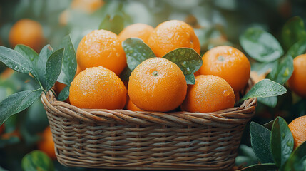 Fresh and delicious oranges and orange juice