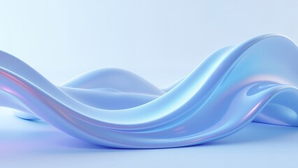 Naklejka premium 淡い青色と白色のグラデーションが織り成すデスクトップ画面