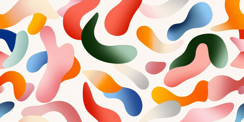 Abstract geometric patterns in vibrant colors create lively and dynamic visual experience. interplay of shapes and hues evokes sense of creativity and energy