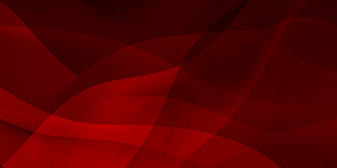 Fototapeta premium abstract colorful red wavy line background, Symbol of creativity bright manifestation, texture design distressed vintage grunge and watercolor paint, abstract motion banner on dark red background. 