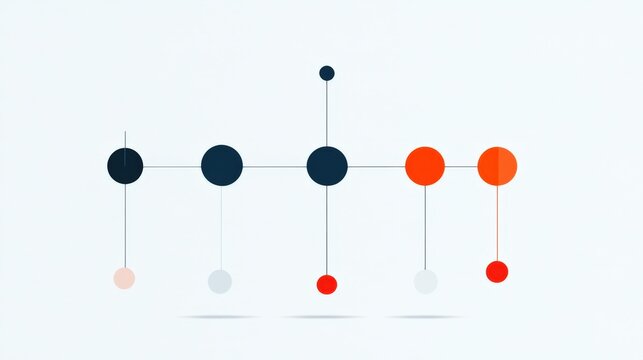 abstract design featuring colorful circles and lines for modern visuals