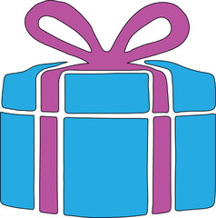 gift box vector and illustration 