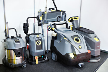 Modern machines for cleaning commercial spaces