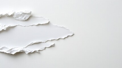Fototapeta premium torn paper texture on a clean background for creative design