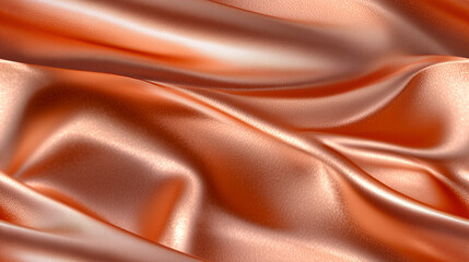 Obraz premium Copper or brone colored silk fabric
