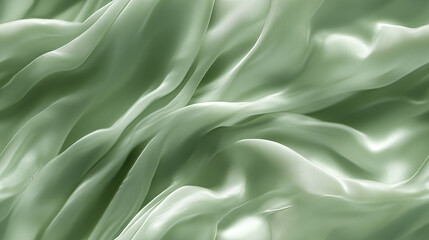 Obraz premium Green silk fabric, velvet and latex