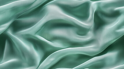 Obraz premium Green silk fabric, velvet and latex