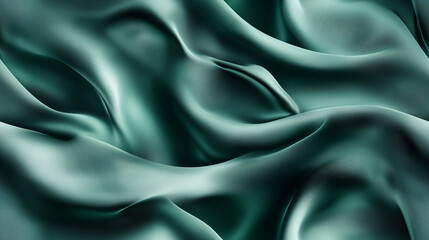 Obraz premium Green silk fabric, velvet and latex