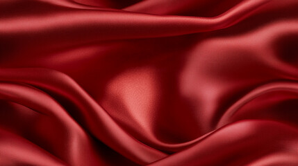 Obraz premium Red silk fabric