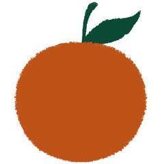 illustration of an orange