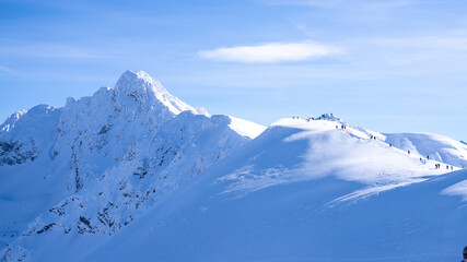 View on the Tatry mountains Poland Zakopane