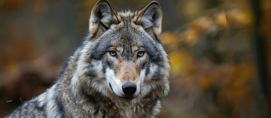 Obraz premium Wild Timber Wolf in Nature