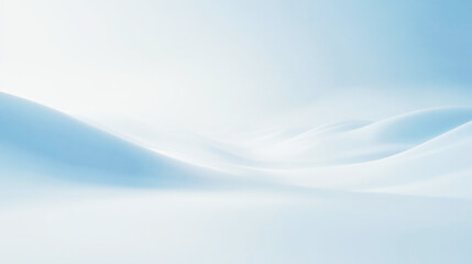 Obraz premium Soft crystalline snow landscape features elegant gradients and a pure blue-tinged background