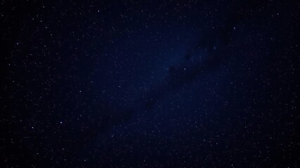 Fototapeta premium Dark canvas against starry sky with intricate galaxy patterns in shades of indigo and blue, mystical, ethereal