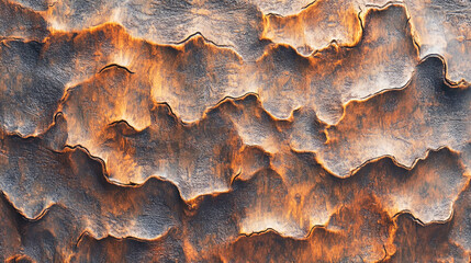 Fototapeta premium Exploring the textures of tree bark in rich earthy tones and unique patterns