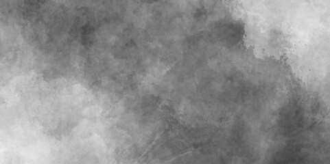 abstract Gray grunge background on watercolor paper texture, Surface with abstract watercolor paint, abstract powder water spray on black  and white background.