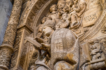 Exquisite Religious Sculpture Inside Ávila Cathedral