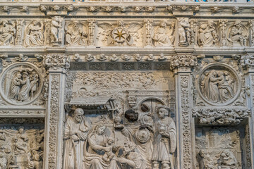 Exquisite Religious Sculpture Inside Ávila Cathedral