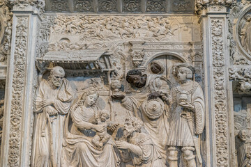 Exquisite Religious Sculpture Inside Ávila Cathedral