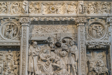 Exquisite Religious Sculpture Inside Ávila Cathedral