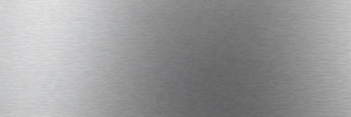 Fototapeta premium Seamless brushed metal plate background texture tileable industrial dull polished stainless steel aluminum or nickel finish repeat pattern high resolution silver grey rough metallic. Generative AI