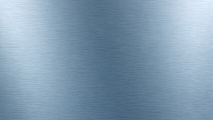 Seamless brushed blue metal plate background texture tileable industrial dull polished stainless steel aluminum or nickel finish repeat pattern high resolution blue rough metallic. Generative AI