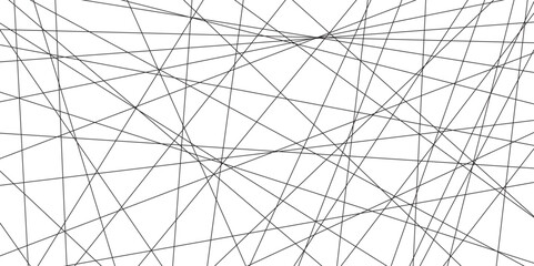 Abstract beautiful perfect random Diagonal lines background. Geometric lines pattern transparent background. Black and white abstract random chaotic liens with business banner design template, vector.