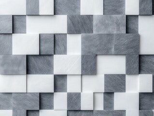 textured wall design with gray and white geometric patterns