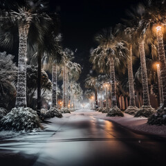 Christmas theme gift tree house