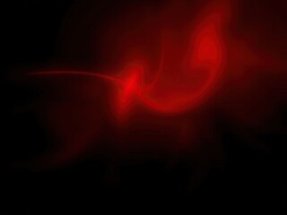 Glowing red streaks blend into the darkness, creating an otherworldly effect, dark background, celestial, neon lights