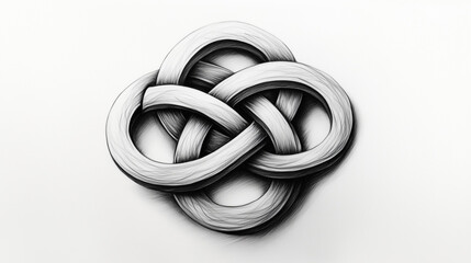 Fototapeta premium Flowing Celtic knot