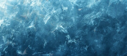 Obraz premium cracked ice wall texture background, frozen, cold 25