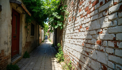 Obraz premium narrow street in the old town