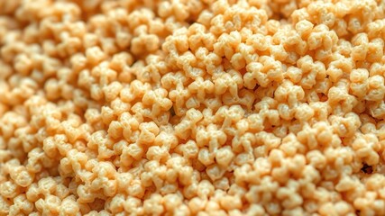 Macro shot of mycelium network on fermented grain, fermented grain, mycology, microorganism
