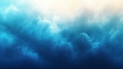 Abstract Blue Cloudscape Dramatic Sky Texture