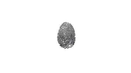 Fingerprint icon animation, Set fingerprint scanning icon sign video, finger print fingerprint lock secure security , biometric icon set, Finger print sign