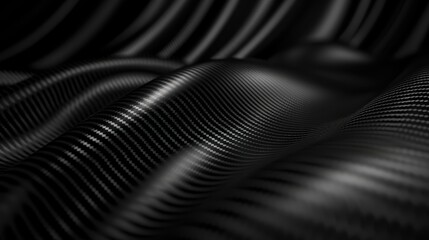 High-resolution black carbon fiber texture for dark minimal design