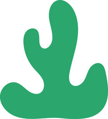 abstract organic shape vector illustration