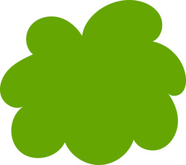 abstract organic shape vector illustration