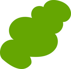 abstract organic shape vector illustration