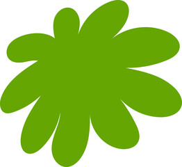 abstract organic shape vector illustration