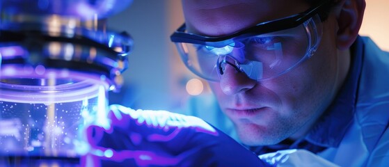 Engineer Applying Thermal Paste to CPU in Manufacturing Facility