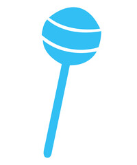 Candy clip art design on plain white transparent isolated background for card, shirt, hoodie, sweatshirt, apparel, card, tag, mug, icon, poster or badge